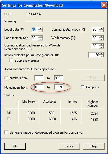 FCXXX is outside the user range