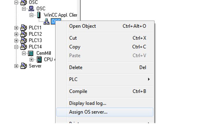 Assign OS server