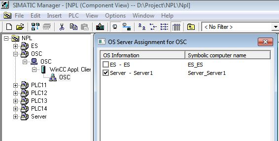Assign OS Server