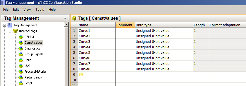 CematValues tags