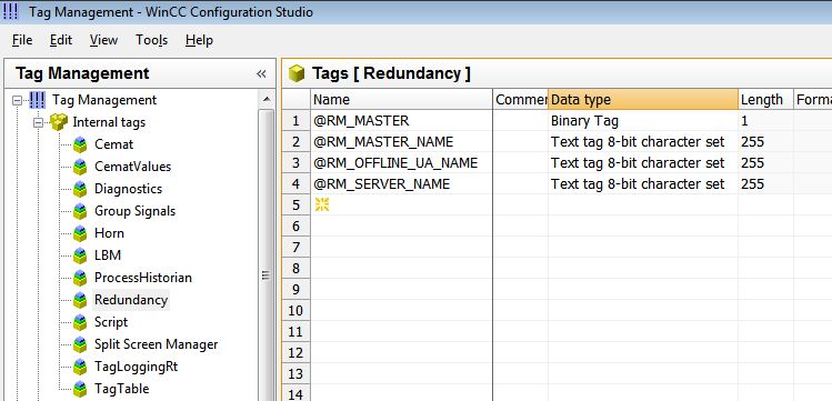 Redundancy tags