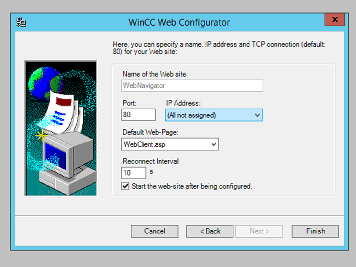 WinCC Web Configurator